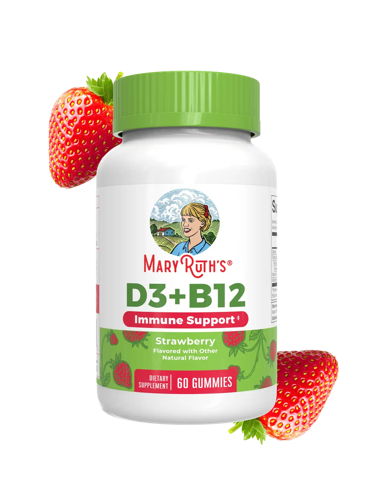 D3 + B12 Gummies (Strawberry)