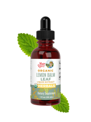 Organic Lemon Balm Leaf Liquid Drops