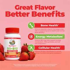 Organic D3+B12 Gummies
